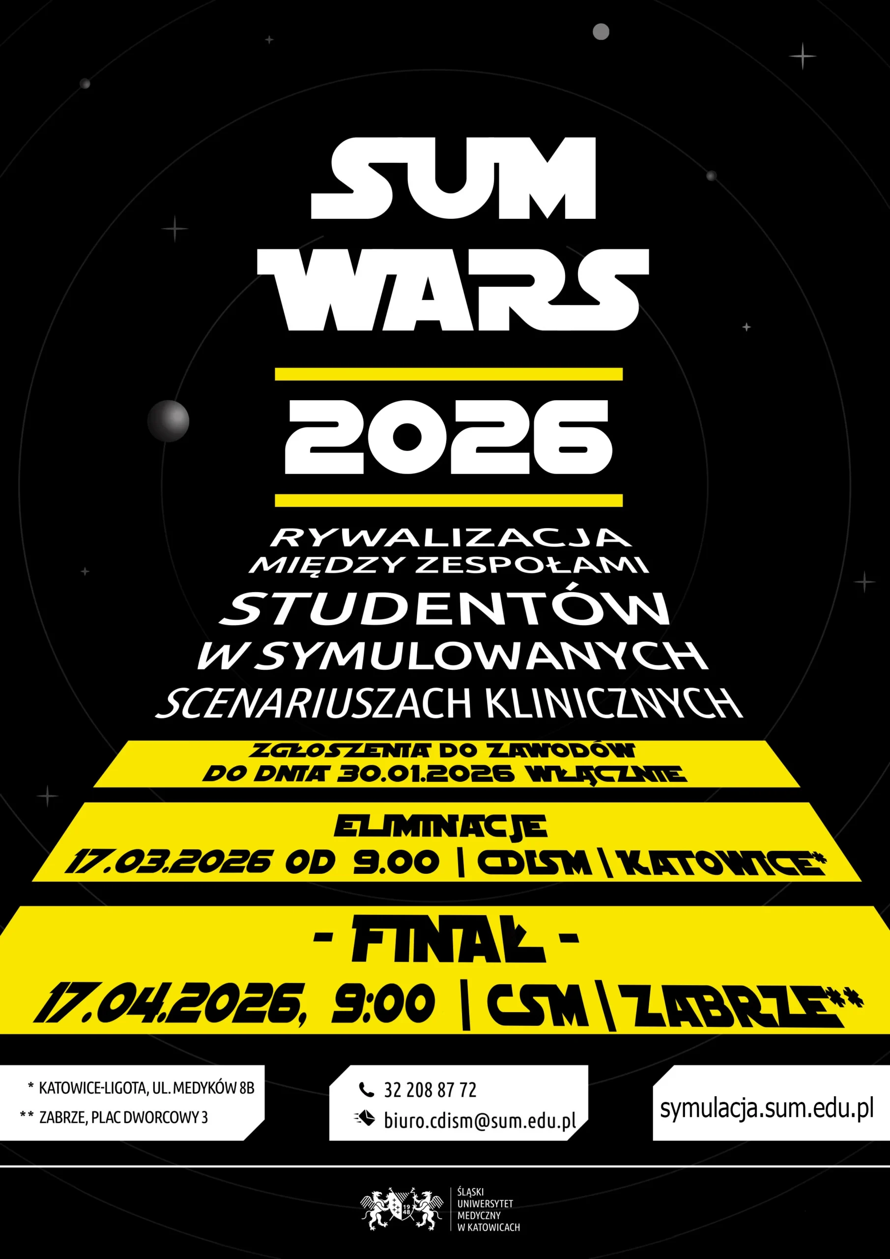 SUM WARS 2026 – eliminacje – informacje SUM WARS 2026 – eliminacje – informacje